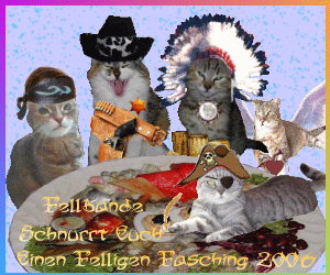 Fellbande schnurrt Euch einen Felligen Fasching!